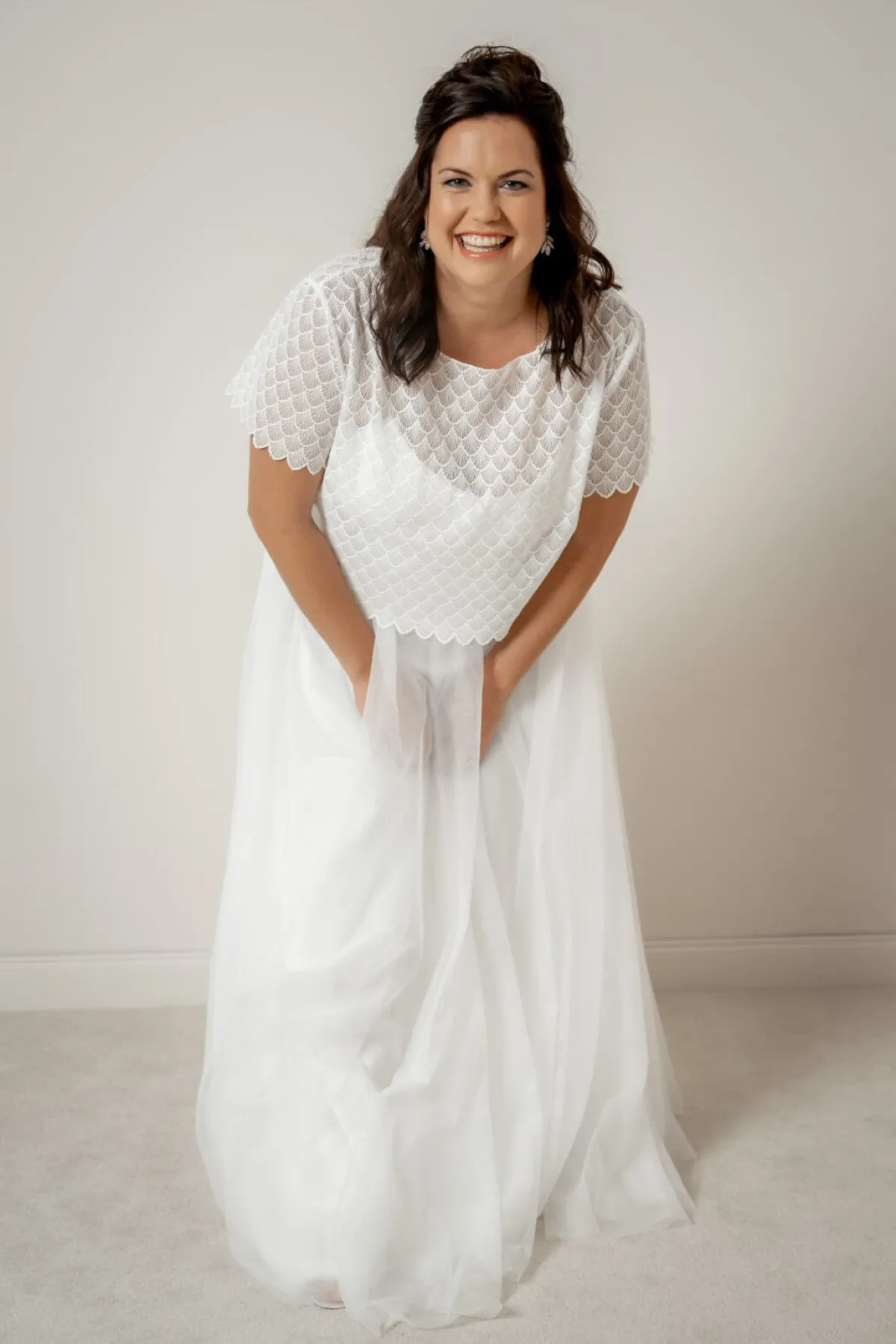 Maxi-Braut Rock aus Softtüll – Christy Curvy>noni New