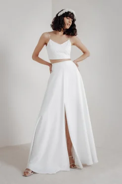 Maxi-Braut Rock mit Schlitz – Lunamae><noscript><img width=