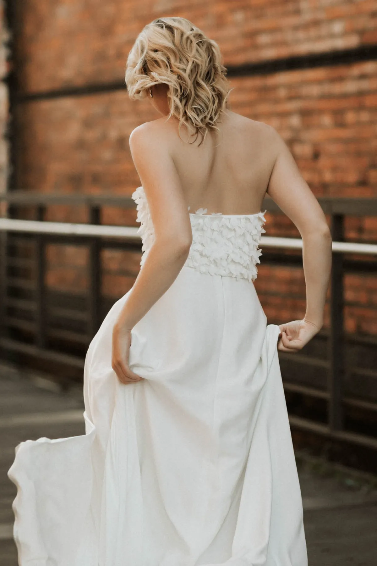 Maxi-Braut Rock mit Schlitz – Lunamae>noni Sale