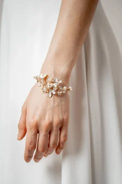 Mehrfarbiges Braut Armband mit Perlen und Strass><noscript><img width=