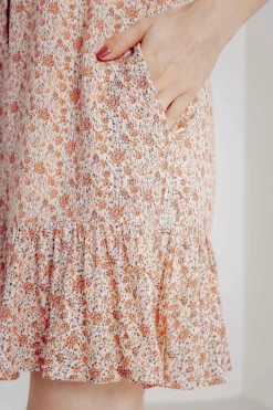 Mini-Kleid mit Blumenprint>ME-TISSE Clearance