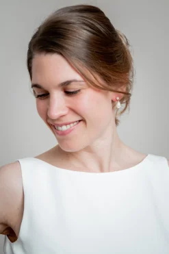 Ohrstecker mit ovalen Perlen – Penelope>Juvelan Discount