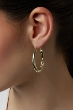 Ovalförmige Creolen in Gold><noscript><img width=