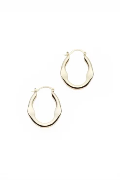 Ovalförmige Creolen in Gold><noscript><img width=