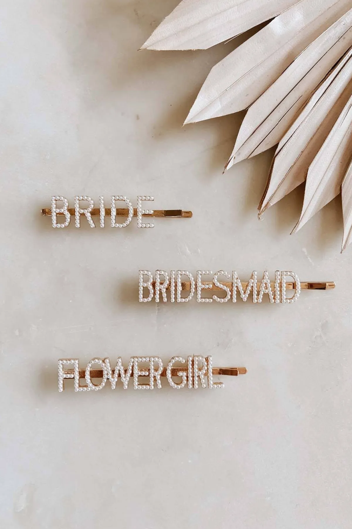 Perlen-Haarklammer "Bridesmaid">Untamed Petals