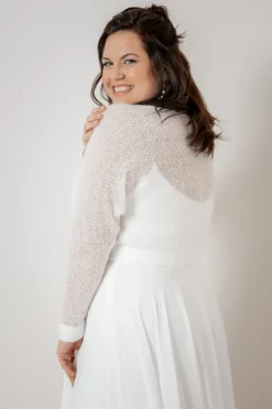 Plus Size Braut Pullover aus Strickmix – Yosie Curvy>noni Outlet