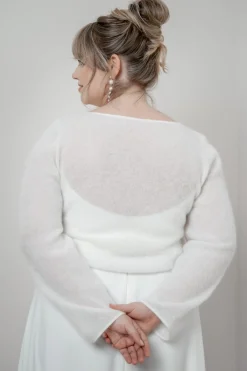 Plus Size Braut Pullover aus Mohair-Strickmix – Suvi Curvy><noscript><img width=