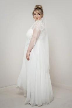 Plus Size Braut Rock aus Chiffon – Jona Curvy>noni Outlet