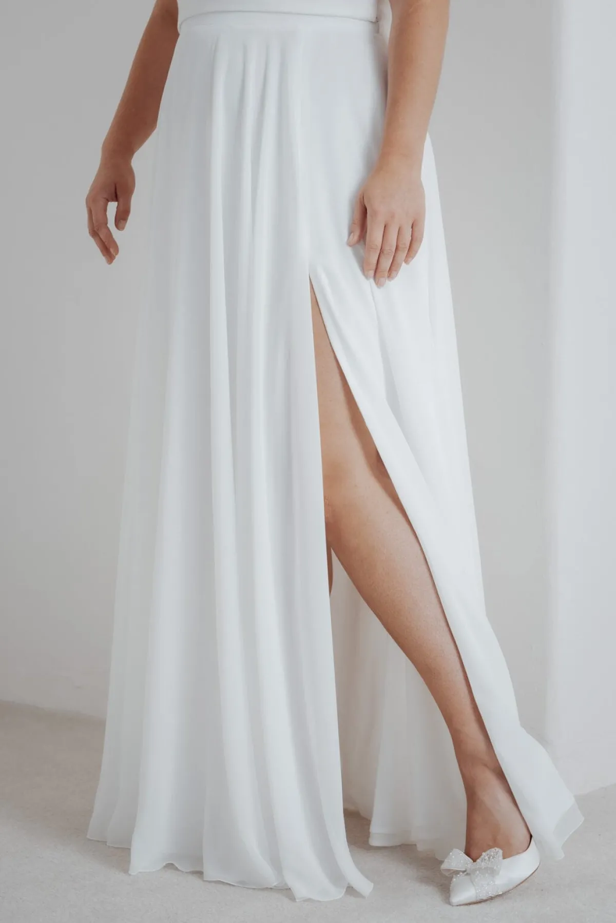 Plus Size Braut Rock aus Chiffon – Jona Curvy>noni Outlet