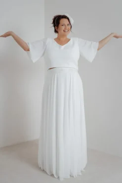 Plus Size Braut Rock aus Chiffon – Jona Curvy><noscript><img width=