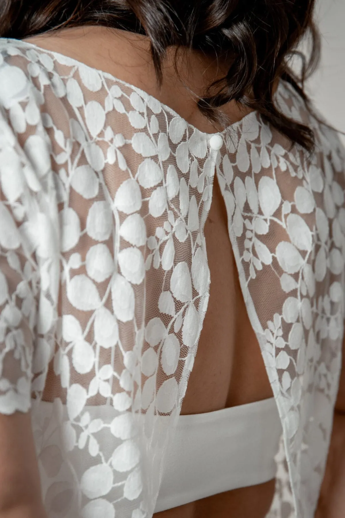 Plus Size Braut Top aus Blätterspitze – Aza Curvy>noni Hot