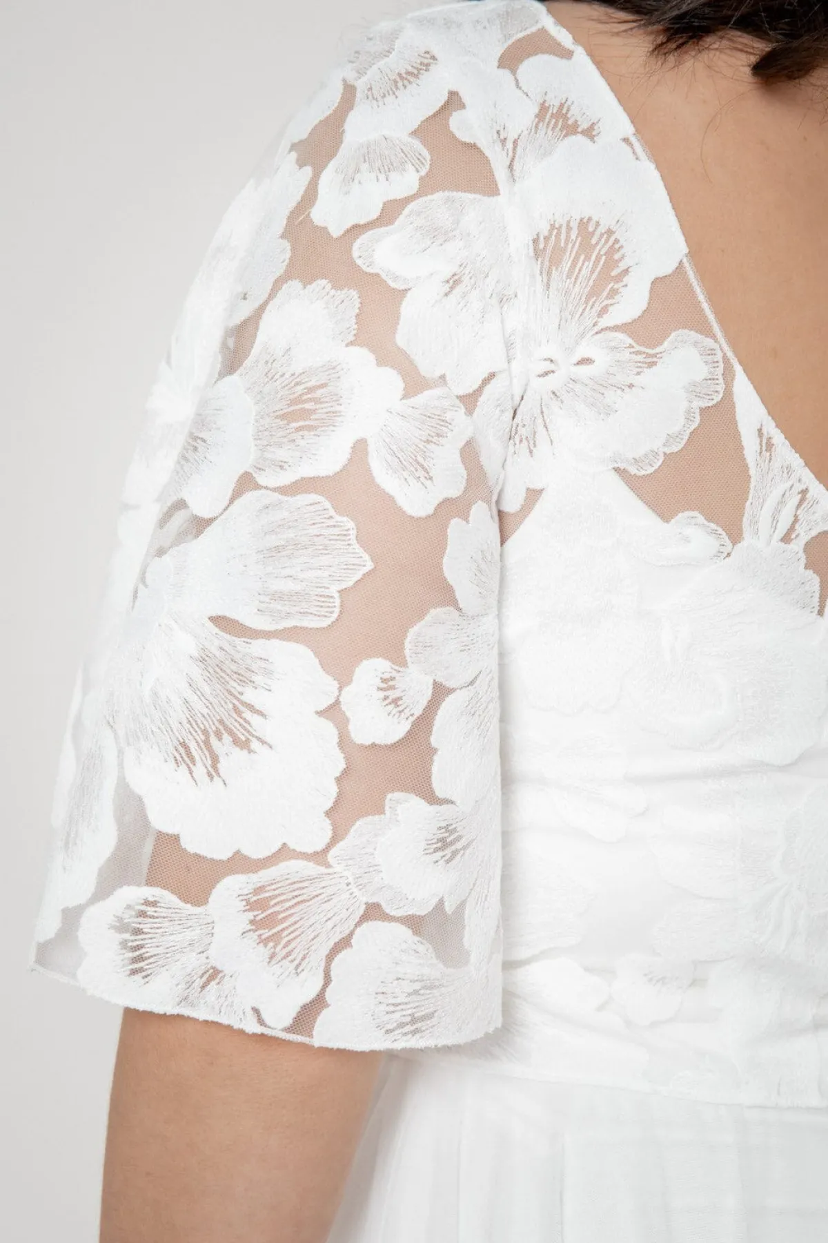 Plus Size Braut Top aus Blütenspitze – Philina Curvy>noni Hot