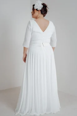 Plus Size Top mit V-Ausschnitten – Ona Curvy by you><noscript><img width=