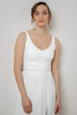 Ärmelfreies Braut Top – Majvi Ivory>noni Outlet