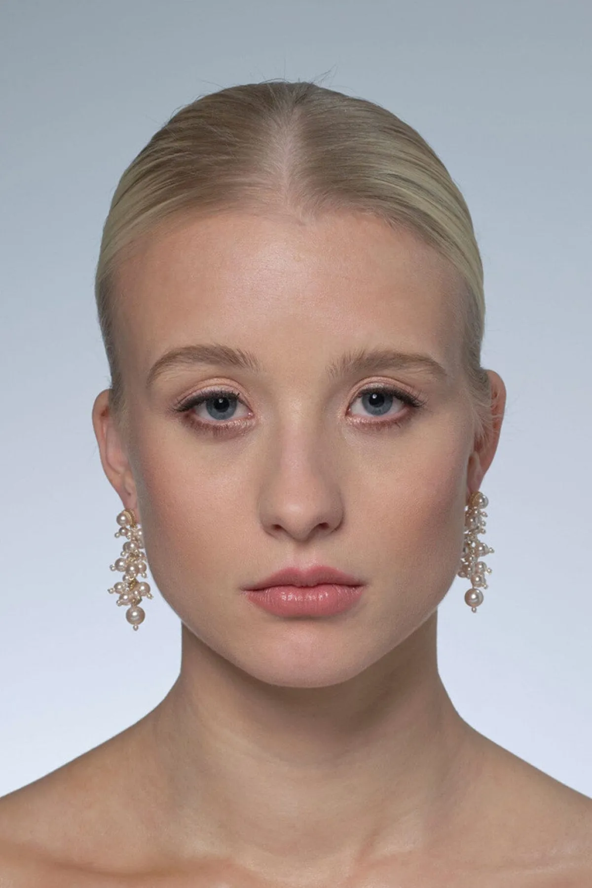 Rosafarbene Perlen-Ohrringe>Poirier