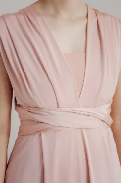 Rosafarbenes Unterziehtop – Long Jersey Bandeau Blush>twobirds New