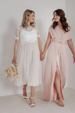 Rosafarbenes Unterziehtop – Long Jersey Bandeau Blush><noscript><img width=