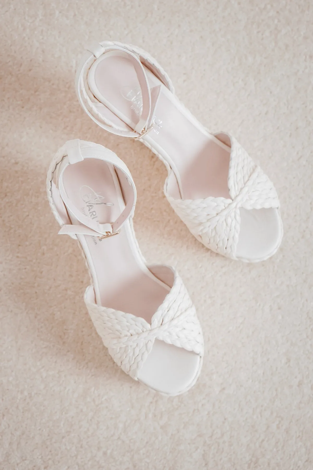 Sandalette mit Keilabsatz - Louna Pearl Raffia>Elsa Coloured Shoes Hot