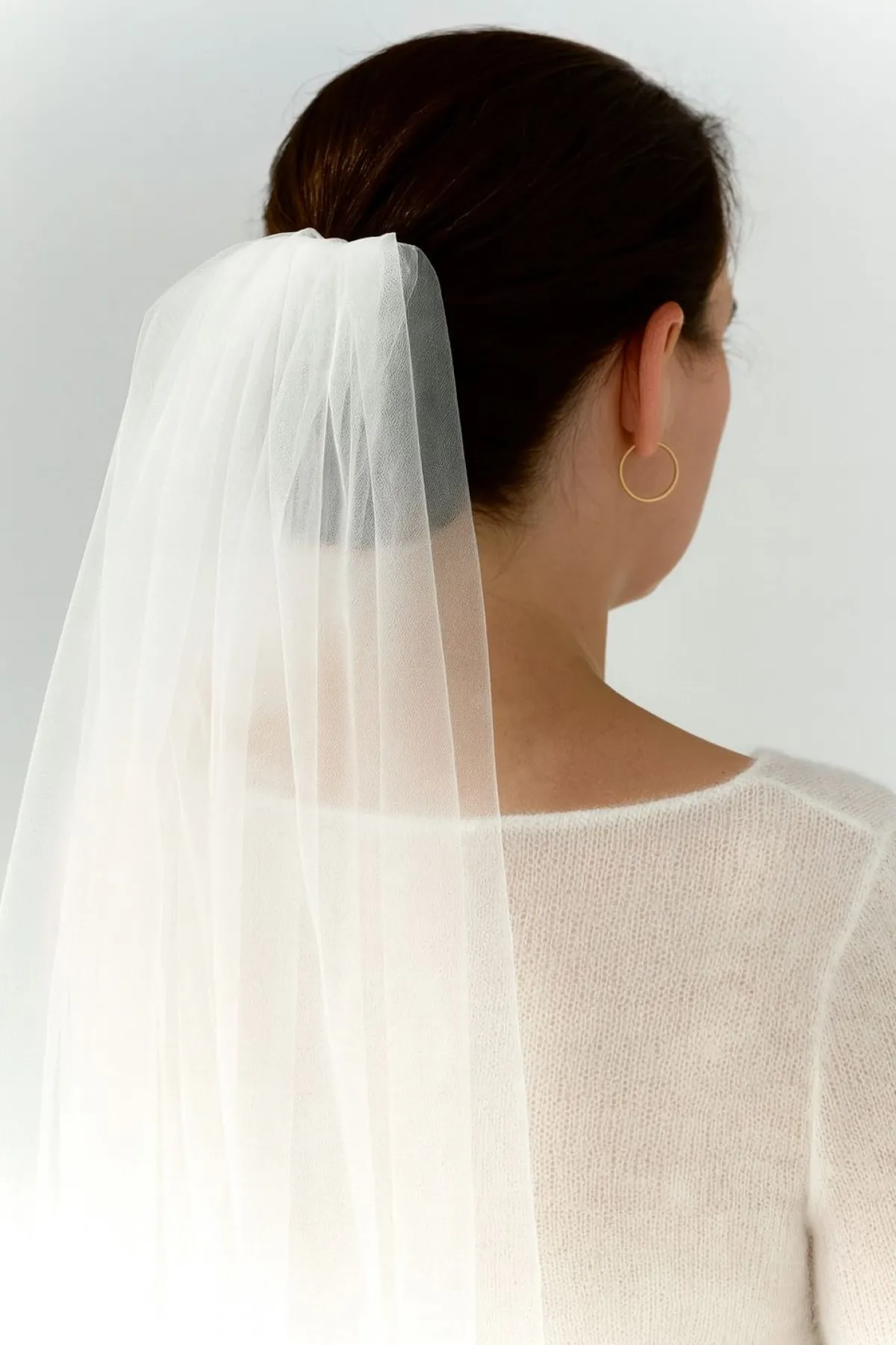 Schlichter Schleier aus Softtüll>Poirier New