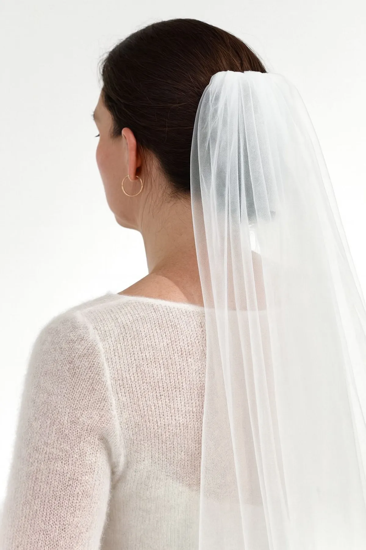 Schlichter Schleier aus Softtüll>Poirier New