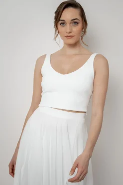 Schlichtes Braut Top – Ilvy>noni