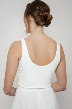 Schlichtes Braut Top – Ilvy>noni