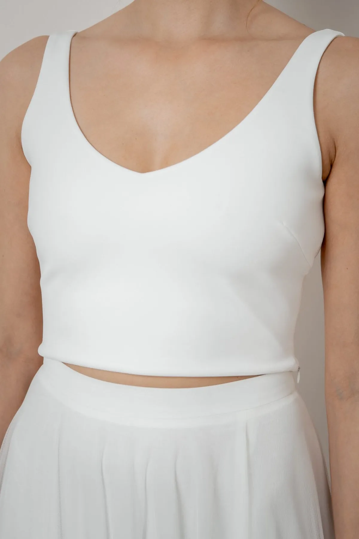 Schlichtes Braut Top – Ilvy>noni