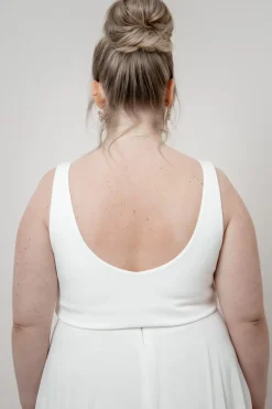 Schlichtes Braut Top – Majvi Ivory Curvy>noni Outlet