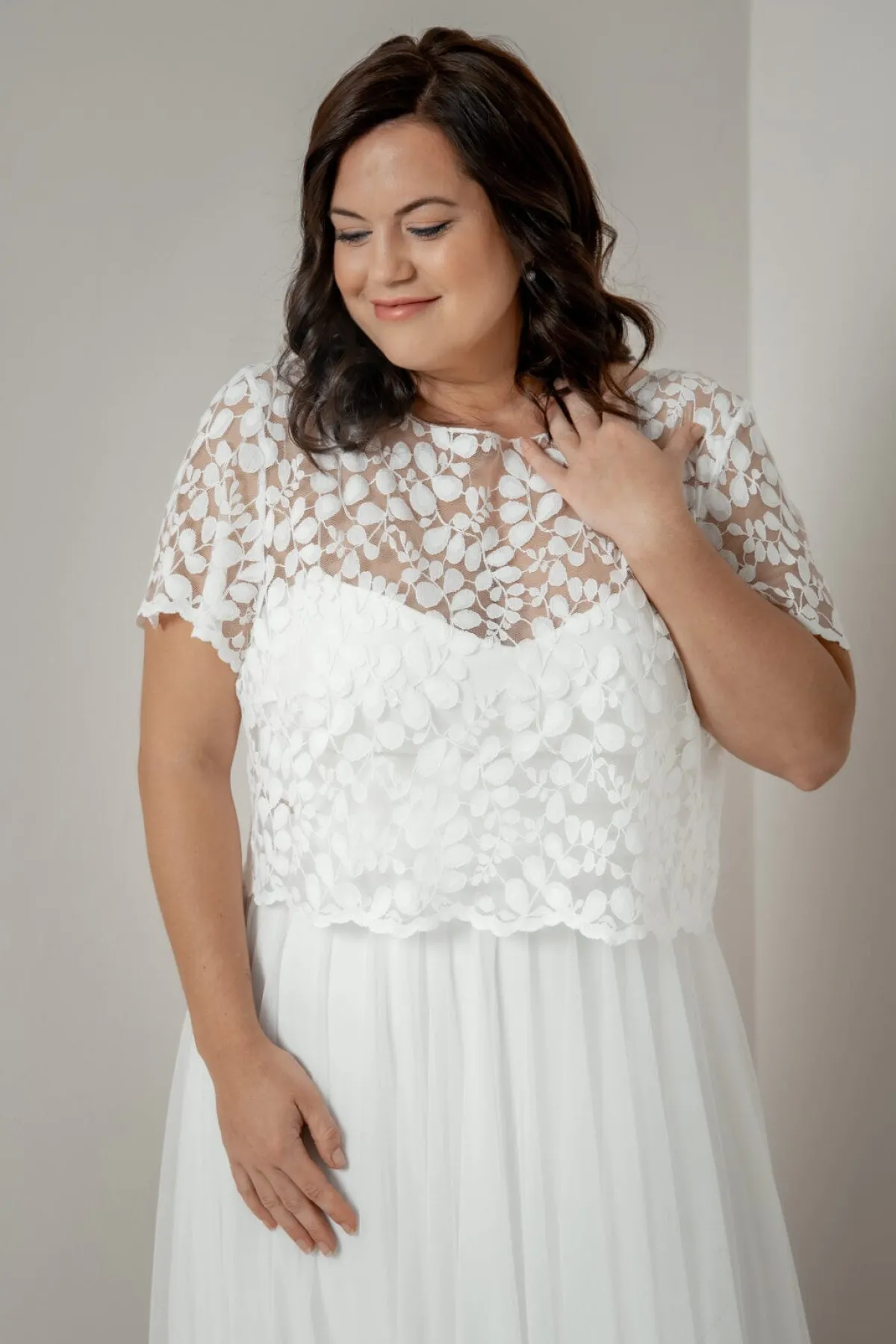 Schlichtes Top mit Herzausschnitt – Pina Curvy>noni Outlet