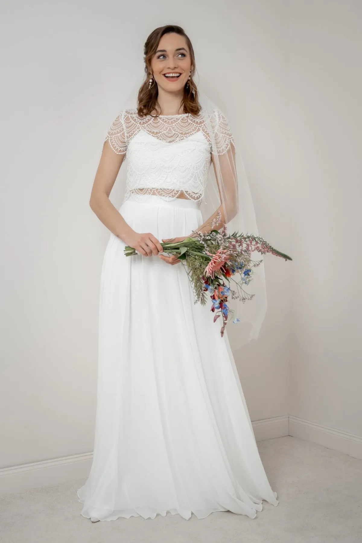 Schwingender Maxi-Chiffonrock – Mireya>noni Outlet