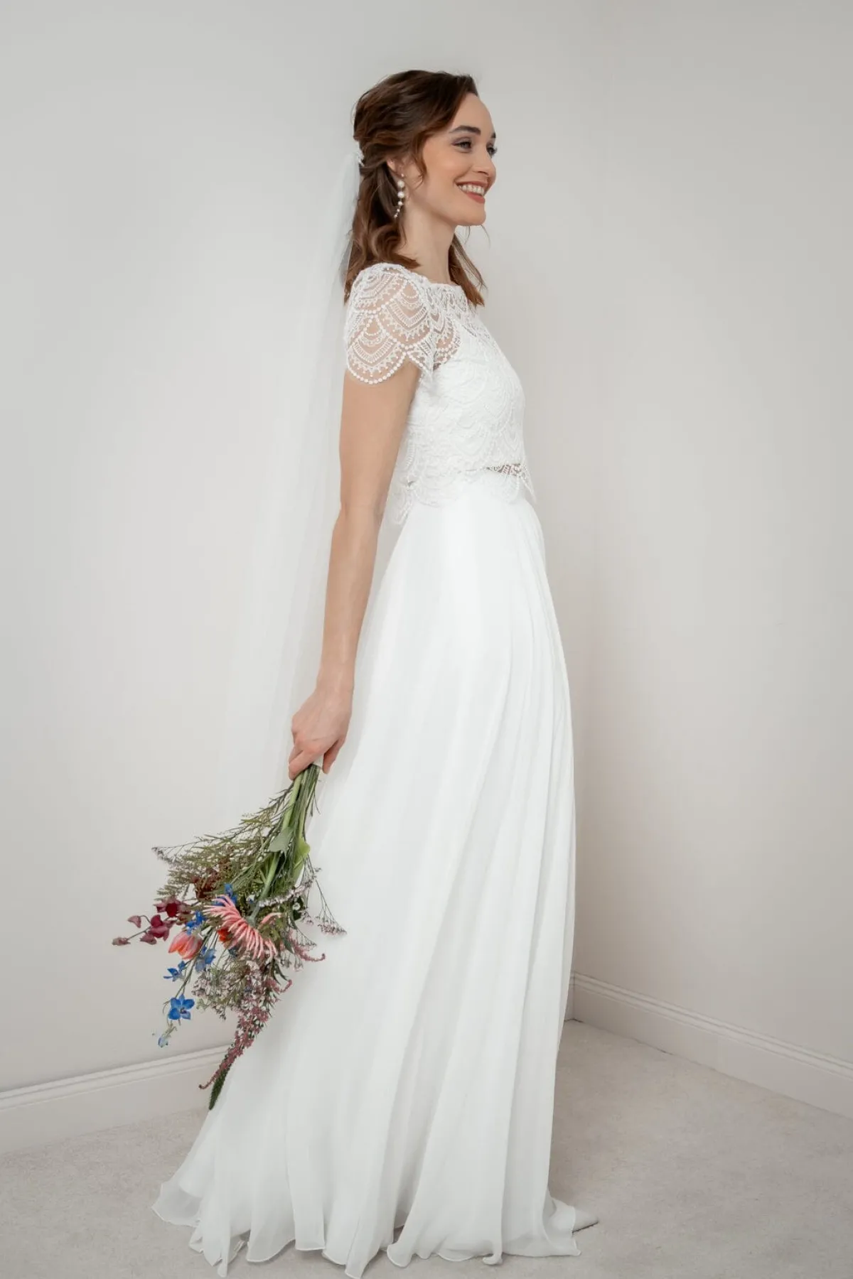 Schwingender Maxi-Chiffonrock – Mireya>noni Outlet