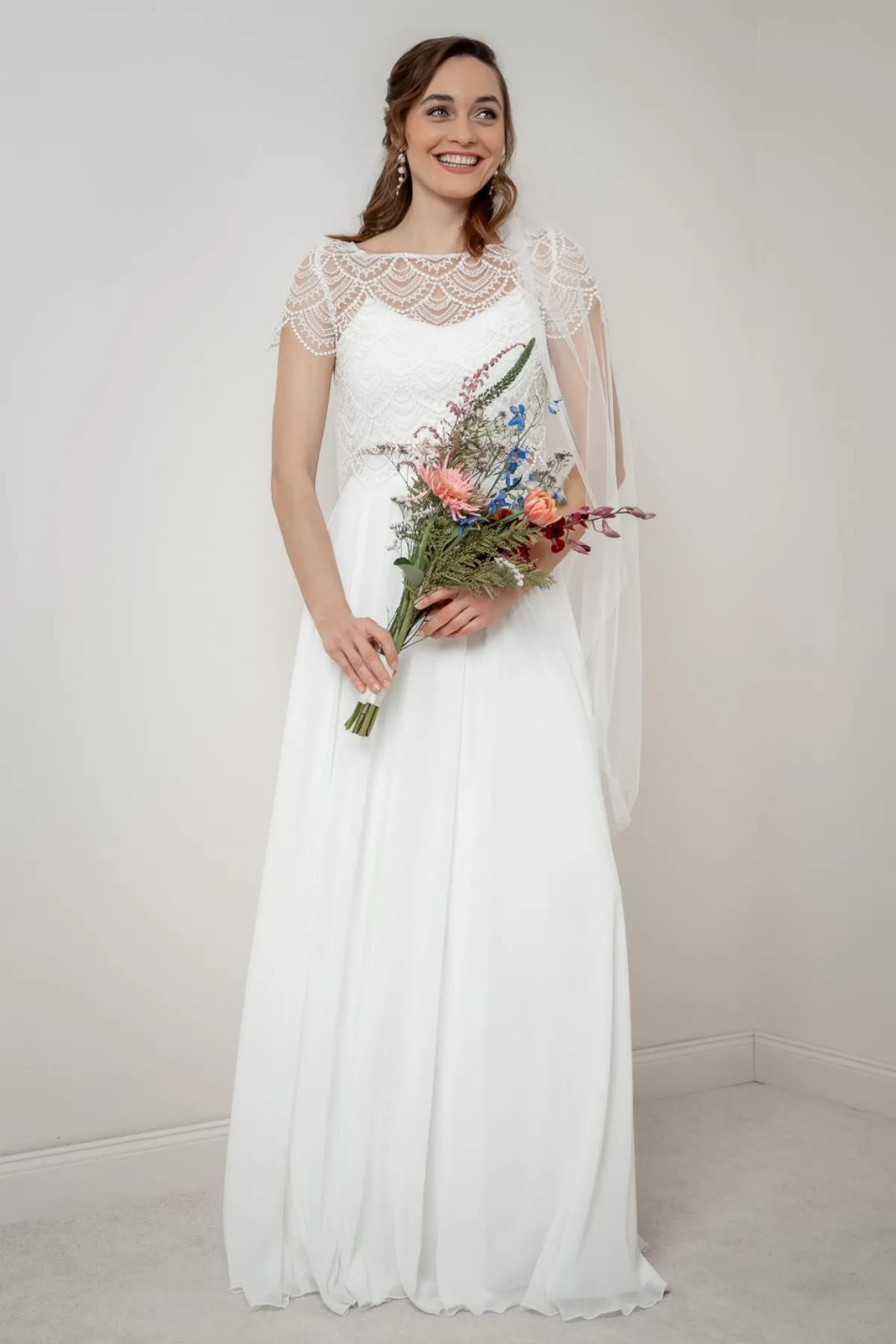 Schwingender Maxi-Chiffonrock – Mireya>noni Outlet