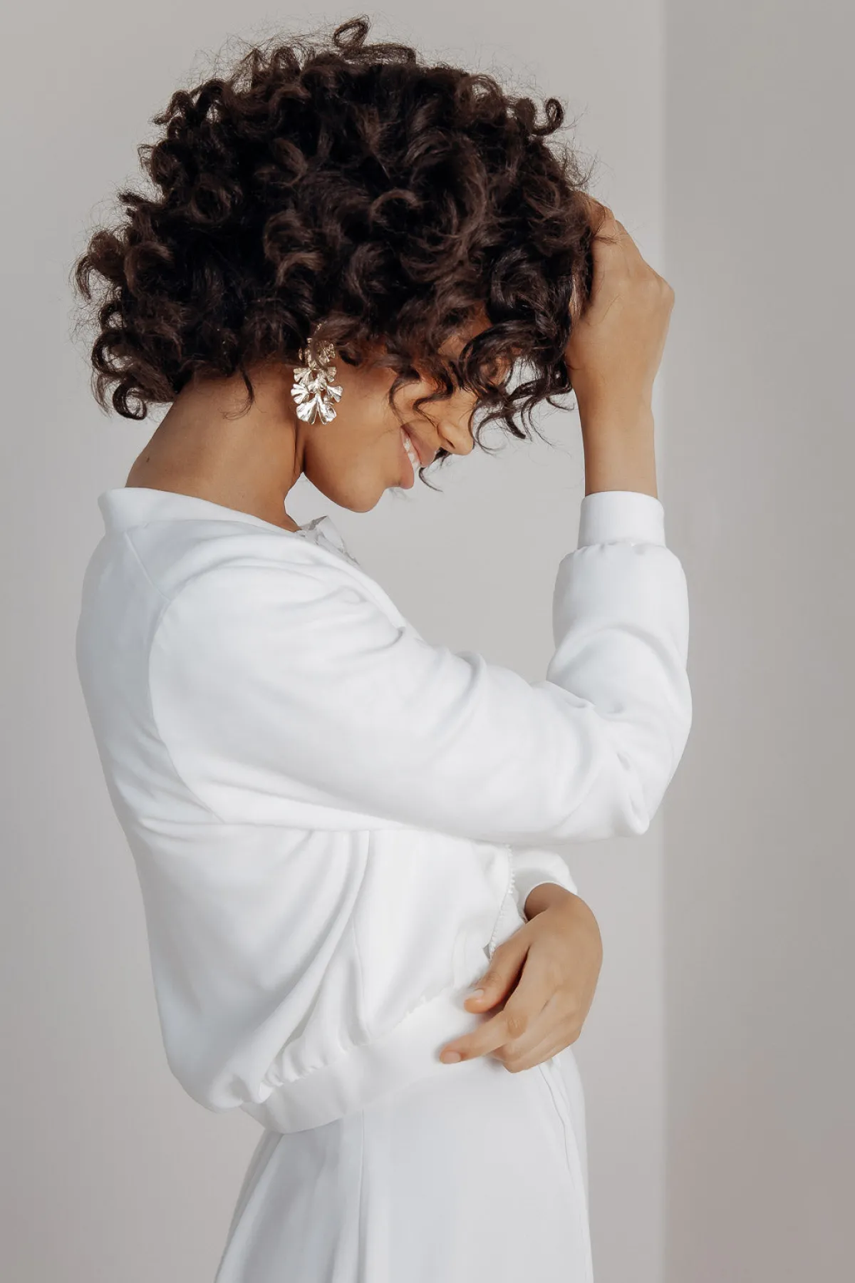 Showroom Only: Braut Bomberjacke in Ivory – Majla uni>noni Sale