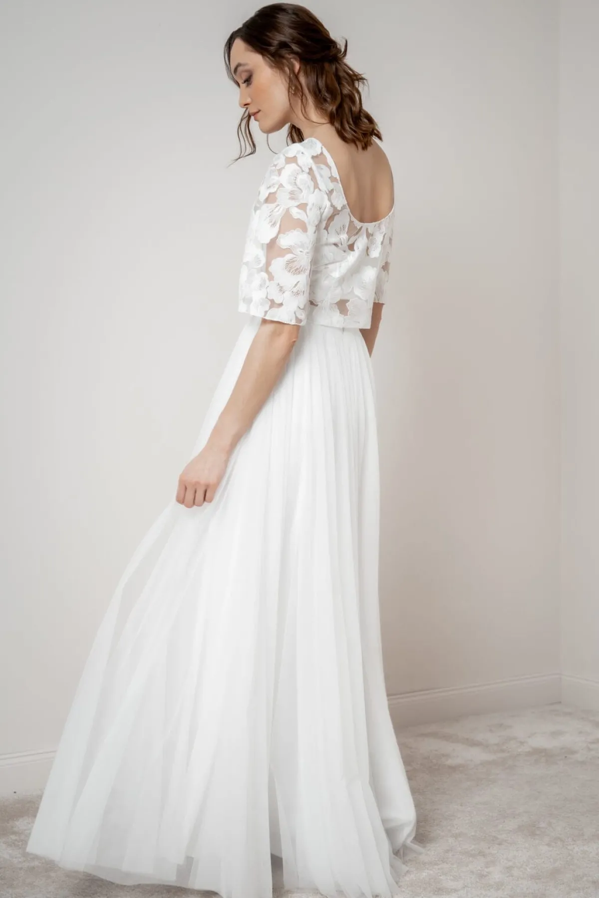 Showroom Only: Braut Rock in Ivory aus Softtüll – Christy Selected>noni Hot