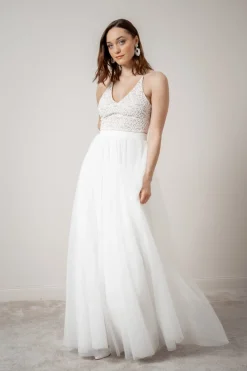 Showroom Only: Braut Rock in Ivory aus Softtüll – Christy Selected><noscript><img width=