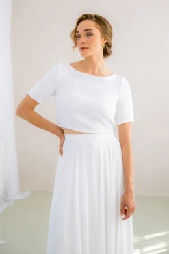 Showroom Only: Crêpe Braut Top – Amariel Selected>noni New