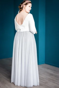 Showroom Only: Grauer Softtüllrock – Maris Curvy Selected><noscript><img width=