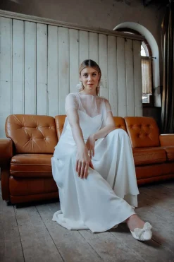 Showroom Only: Perlen-Braut Top – Rubia Selected><noscript><img width=