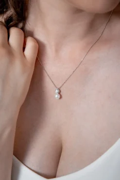 Silberne Halskette mit Anhänger>Weise Discount