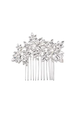 Silberner Braut Haarkamm mit Kristallen>G. Westerleigh Hot