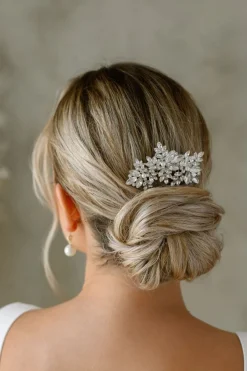 Silberner Braut Haarkamm mit Kristallen>G. Westerleigh Hot