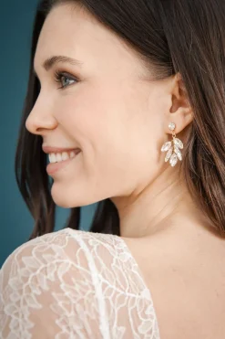 Strass-Ohrstecker für die Hochzeit><noscript><img width=