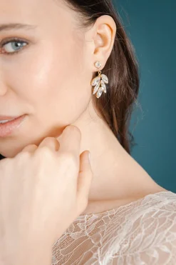 Strass-Ohrstecker für die Hochzeit><noscript><img width=