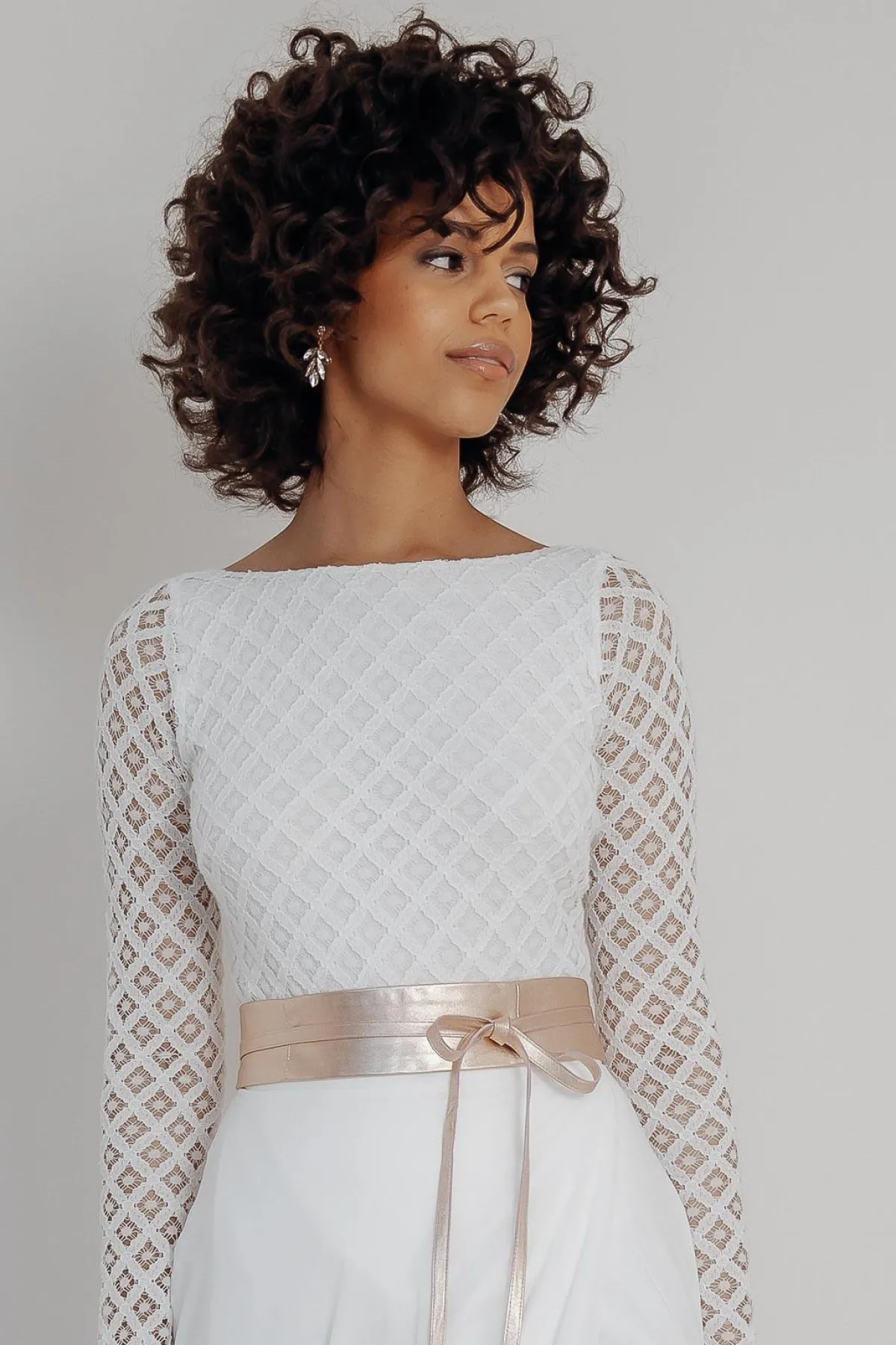 Strass-Ohrstecker für die Hochzeit>La Chia Sale