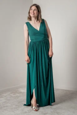 Tiefgrünes Brautjungfernkleid |>Eliza & Ethan Hot