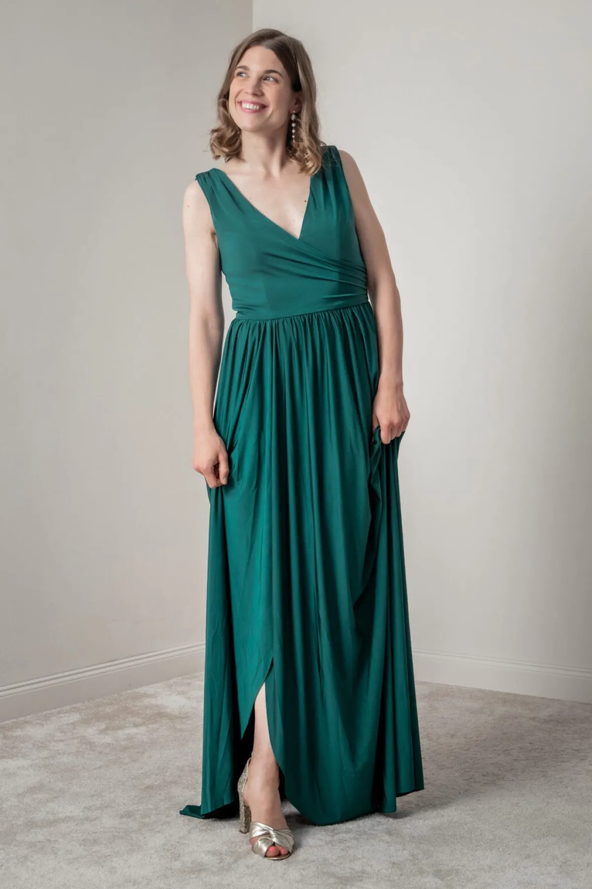 Tiefgrünes Brautjungfernkleid |>Eliza & Ethan Hot