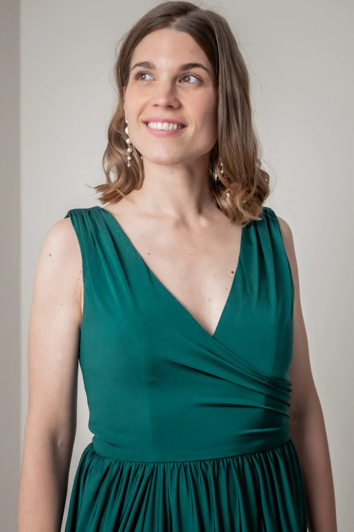 Tiefgrünes Brautjungfernkleid |>Eliza & Ethan Hot