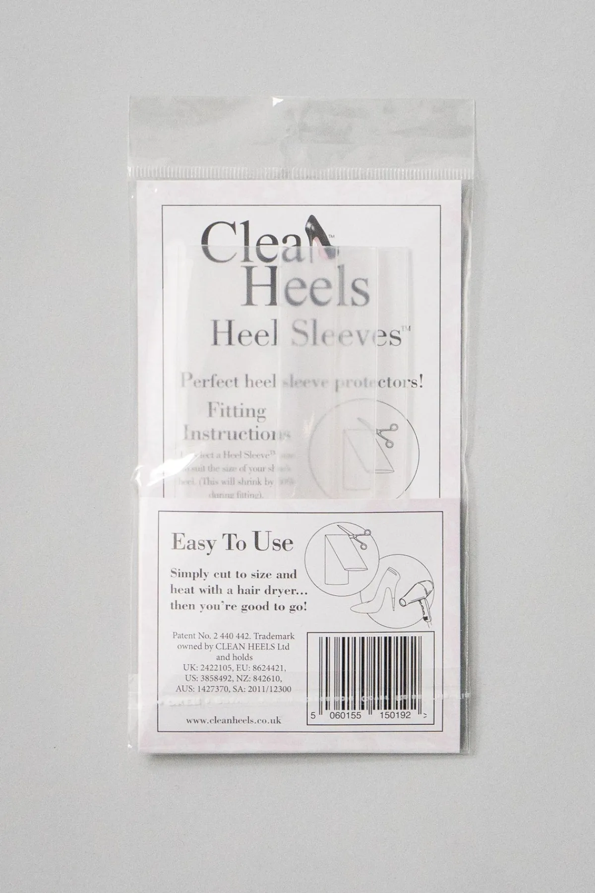 Transparente Absatzfolie für High Heels und Brautschuhe>Clean Heels Ltd New