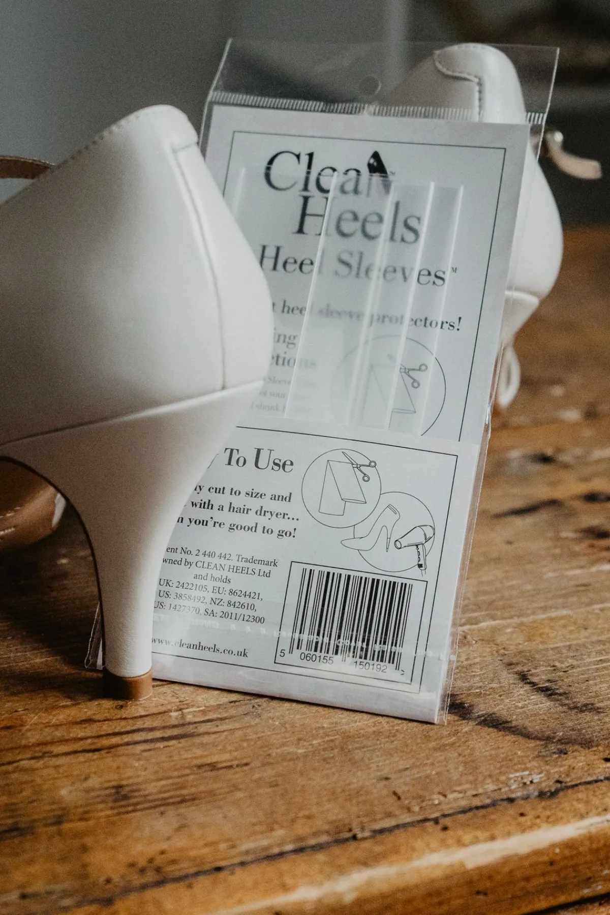 Transparente Absatzfolie für High Heels und Brautschuhe>Clean Heels Ltd New