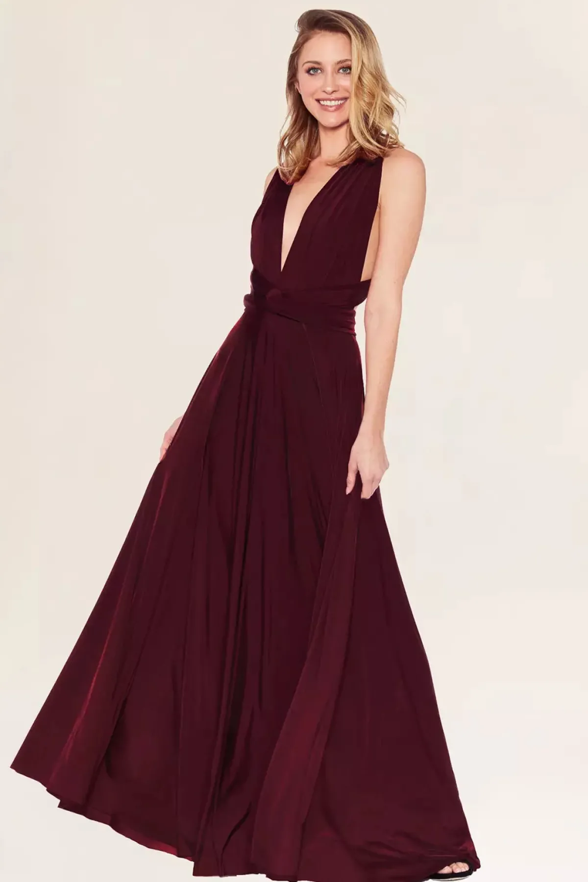 Tube-Top in Weinrot – Long Jersey Bandeau Bordeaux>twobirds Sale